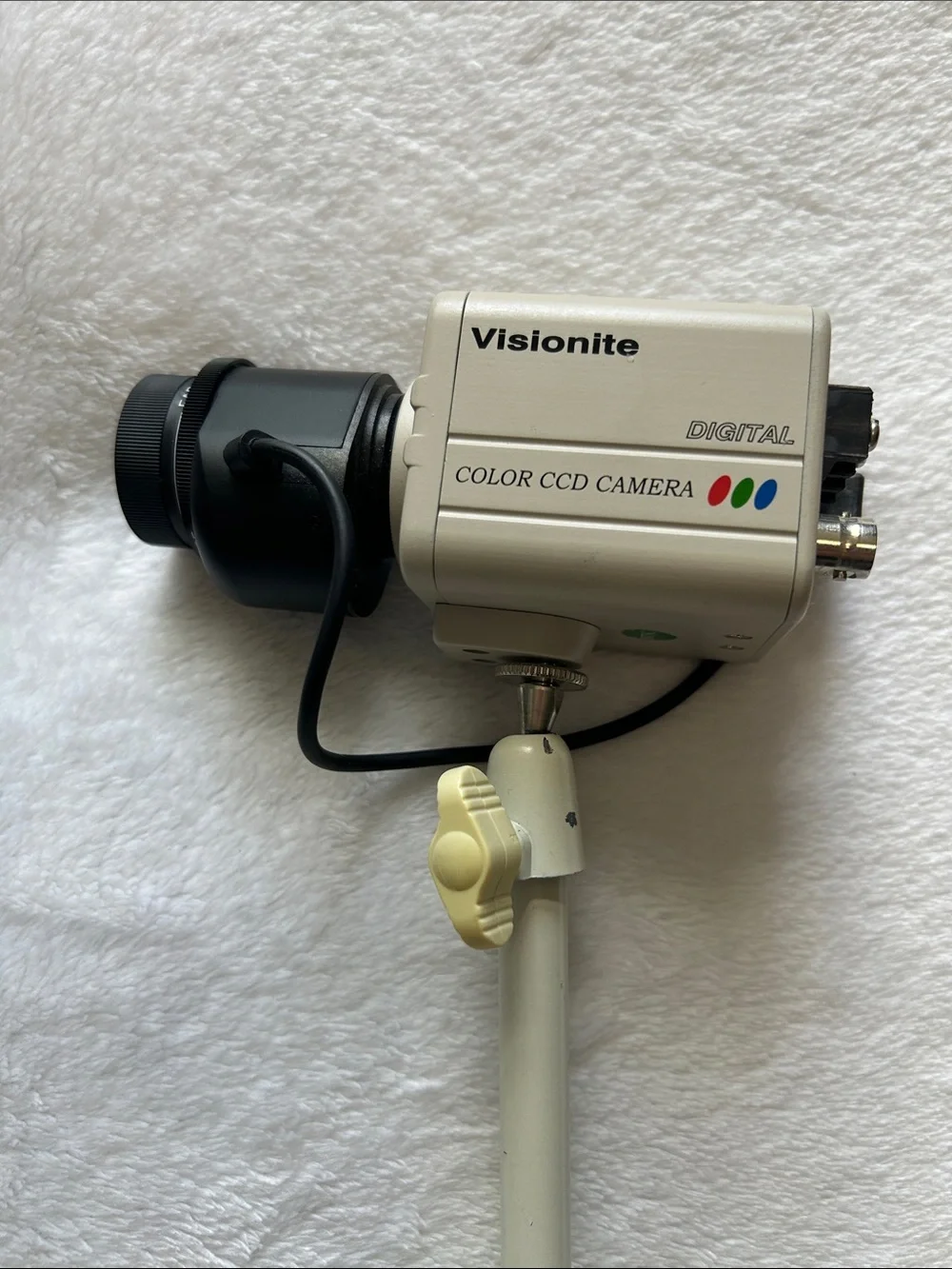 Set of Two Visionite Color CCD Security Cameras -Tan and Black